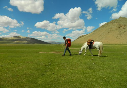 Traversée de la Mongolie à pied et en solitaire - 11h