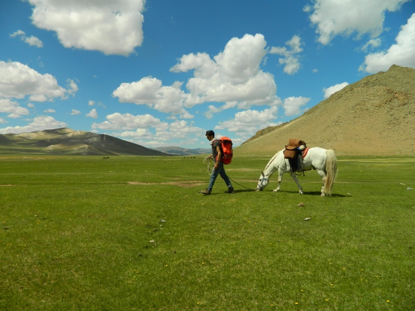 Travers&eacute;e de la Mongolie &agrave; pied et en solitaire - 11h